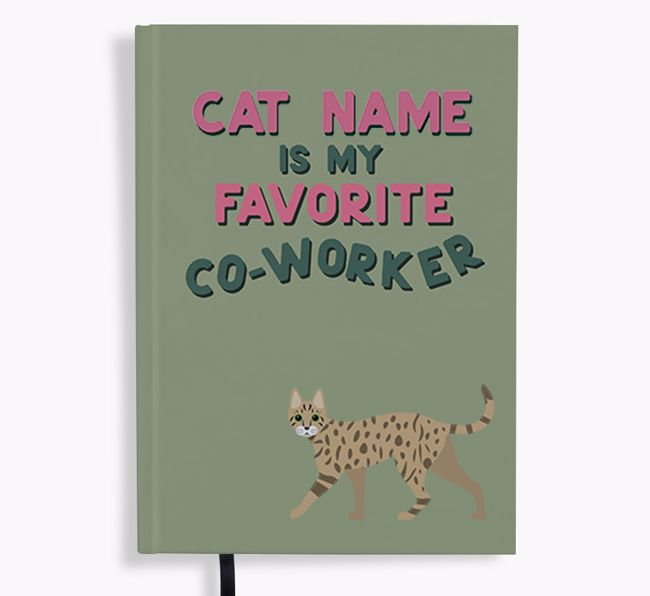 Favourite Co-Worker: Personalized {breedFullName} Notebook